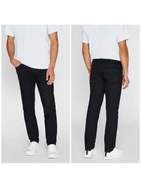 Club Monaco Super Slim Fit Black Stretch Denim Jean